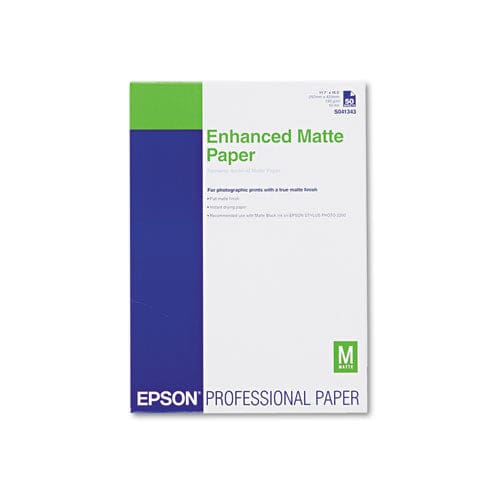 Epson Ultra Premium Matte Presentation Paper 10 Mil 11.75 X 16.5 White 50/pack - School Supplies - Epson®