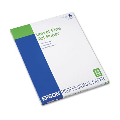 Epson Velvet Fine Art Paper 13 X 19 White 20/pack - School Supplies - Epson®