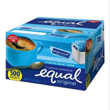 Equal Zero Calorie Sweetener 0.035 Oz Packets 500/box - Food Service - Equal®