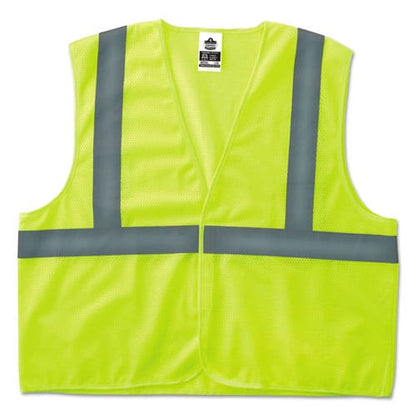 ergodyne Glowear 8205hl Type R Class 2 Super Econo Mesh Safety Vest Small/medium Lime - Janitorial & Sanitation - ergodyne®