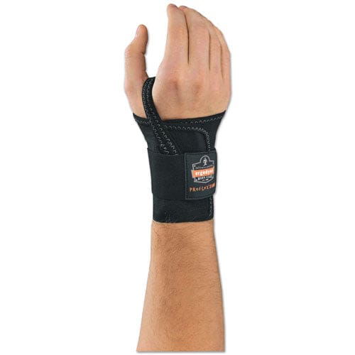 ergodyne Proflex 4000 Wrist Support Medium (6-7) Fits Right-hand Black - Janitorial & Sanitation - ergodyne®