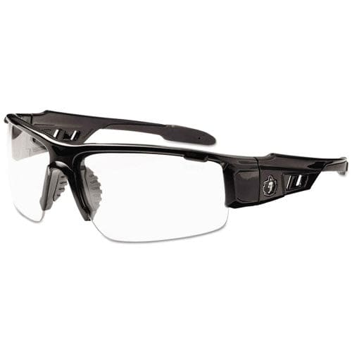 ergodyne Skullerz Dagr Safety Glasses Black Frame/clear Lens Nylon/polycarb - Office - ergodyne®