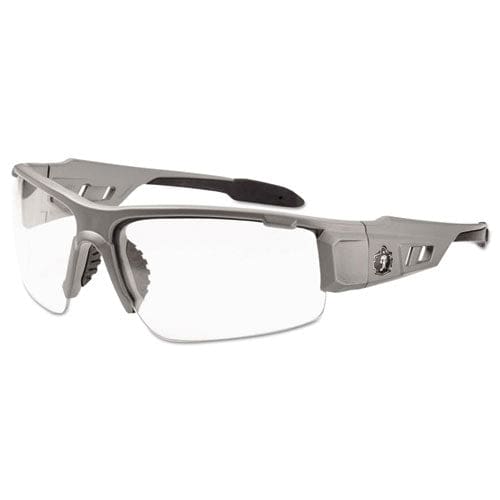 ergodyne Skullerz Dagr Safety Glasses Matte Gray Frame/clear Lens Nylon/polycarb - Office - ergodyne®