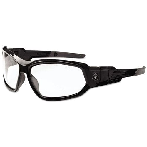 ergodyne Skullerz Loki Safety Glasses/goggles Black Frame/clear Lens Nylon/polycarb - Office - ergodyne®