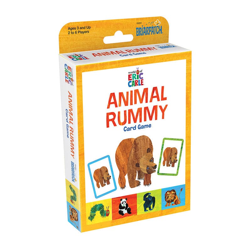 Eric Carle Animal Rummy Card Game (Pack of 8) - Card Games - University Games