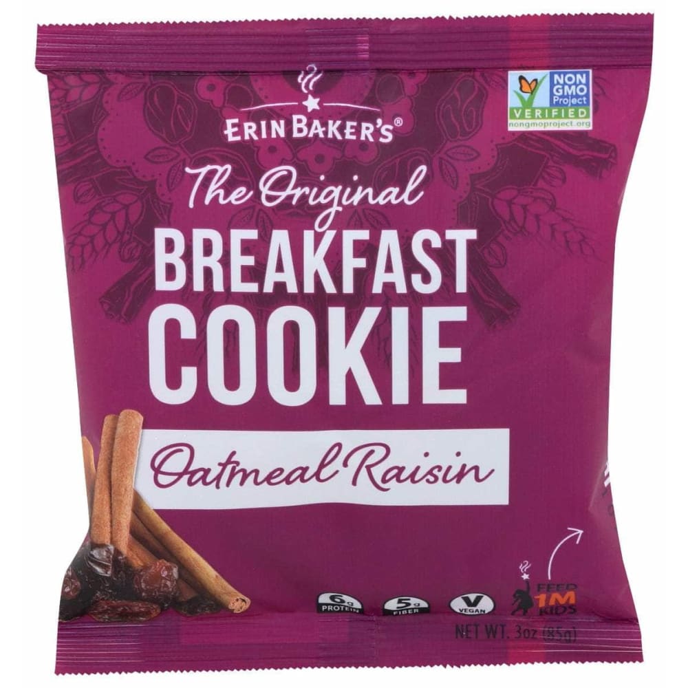 ERIN BAKERS ERIN BAKERS Oatmeal Raisin Breakfast Cookies, 3 oz