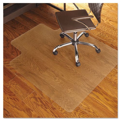 ES Robbins Everlife Chair Mat For Hard Floors Heavy Use Rectangular With Lip 36 X 48 Clear - Furniture - ES Robbins®