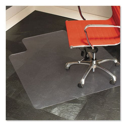 ES Robbins Everlife Chair Mat For Hard Floors Heavy Use Rectangular With Lip 45 X 53 Clear - Furniture - ES Robbins®