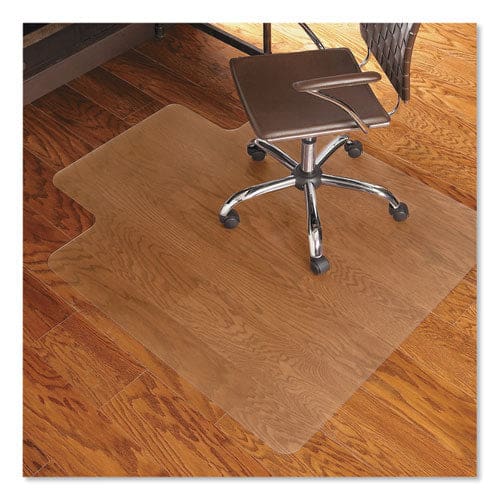 ES Robbins Everlife Chair Mat For Hard Floors Light Use Rectangular With Lip 45 X 53 Clear - Furniture - ES Robbins®