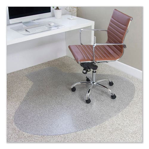 ES Robbins Everlife Chair Mats For Medium Pile Carpet Contour 66 X 60 Clear - Furniture - ES Robbins®