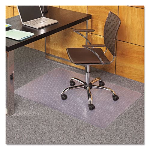 ES Robbins Everlife Light Use Chair Mat For Flat Pile Carpet Rectangular 36 X 44 Clear - Furniture - ES Robbins®