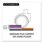 ES Robbins Floor+mate For Hard Floor To Medium Pile Carpet Up To 0.75 36 X 48 Clear - Furniture - ES Robbins®