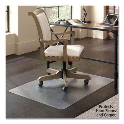 ES Robbins Floor+mate For Hard Floor To Medium Pile Carpet Up To 0.75 36 X 48 Clear - Furniture - ES Robbins®