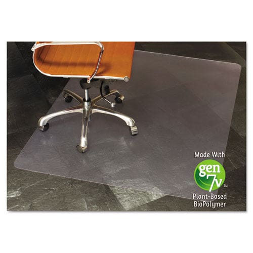 ES Robbins Natural Origins Chair Mat With Lip For Hard Floors 36 X 48 Clear - Furniture - ES Robbins®