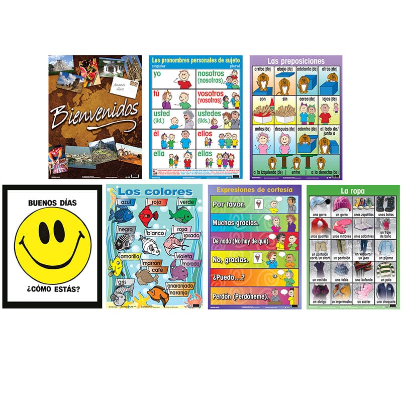 Essential Clss Posters St 2 Spanish - Charts - Poster Pals