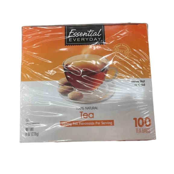 Essential Everyday 100% Natural Tea, 100 Bags - ShelHealth.Com