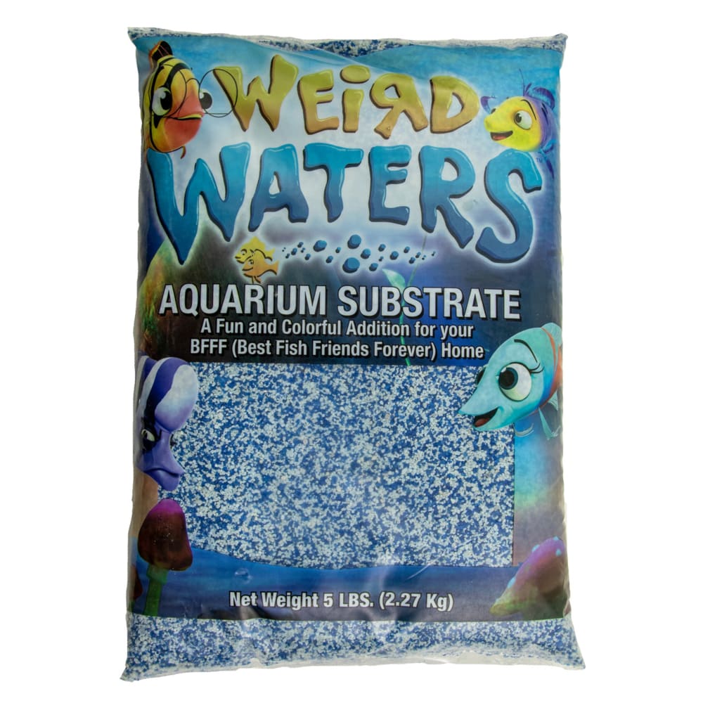 Estes Weird Waters Aquarium Substrate Blue Zoo; 1ea-5 lb - Pet Supplies - Estes