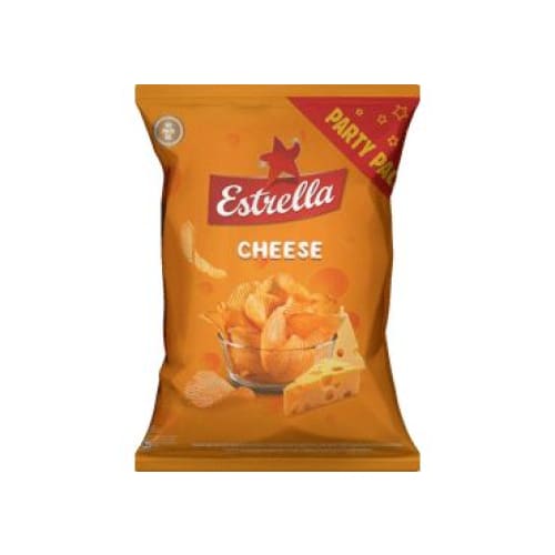 ESTRELLA Cheese Flavour Winged Chips 6.35 oz. (180 g.) - Estrella