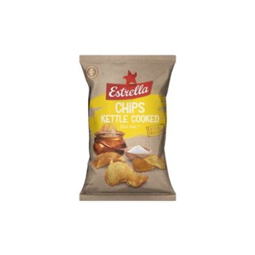 ESTRELLA KETTLE Potato Chips with Salt 4.23 oz. (120 g.) - Estrella