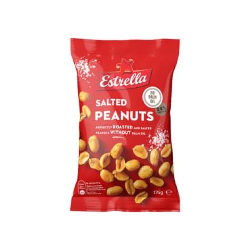 ESTRELLA Roasted Peanuts with Salt 6.17 oz. (175 g.) - Estrella