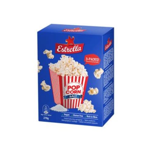 ESTRELLA Salted Popcorn 9.52 oz. (270 g.) - Estrella