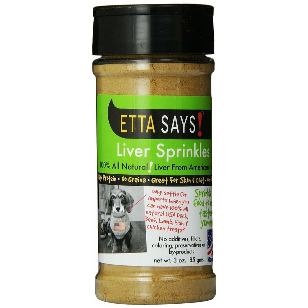Etta Says! Dog Natural Liver Sprinkle 3 Oz. - Pet Supplies - Etta Says!