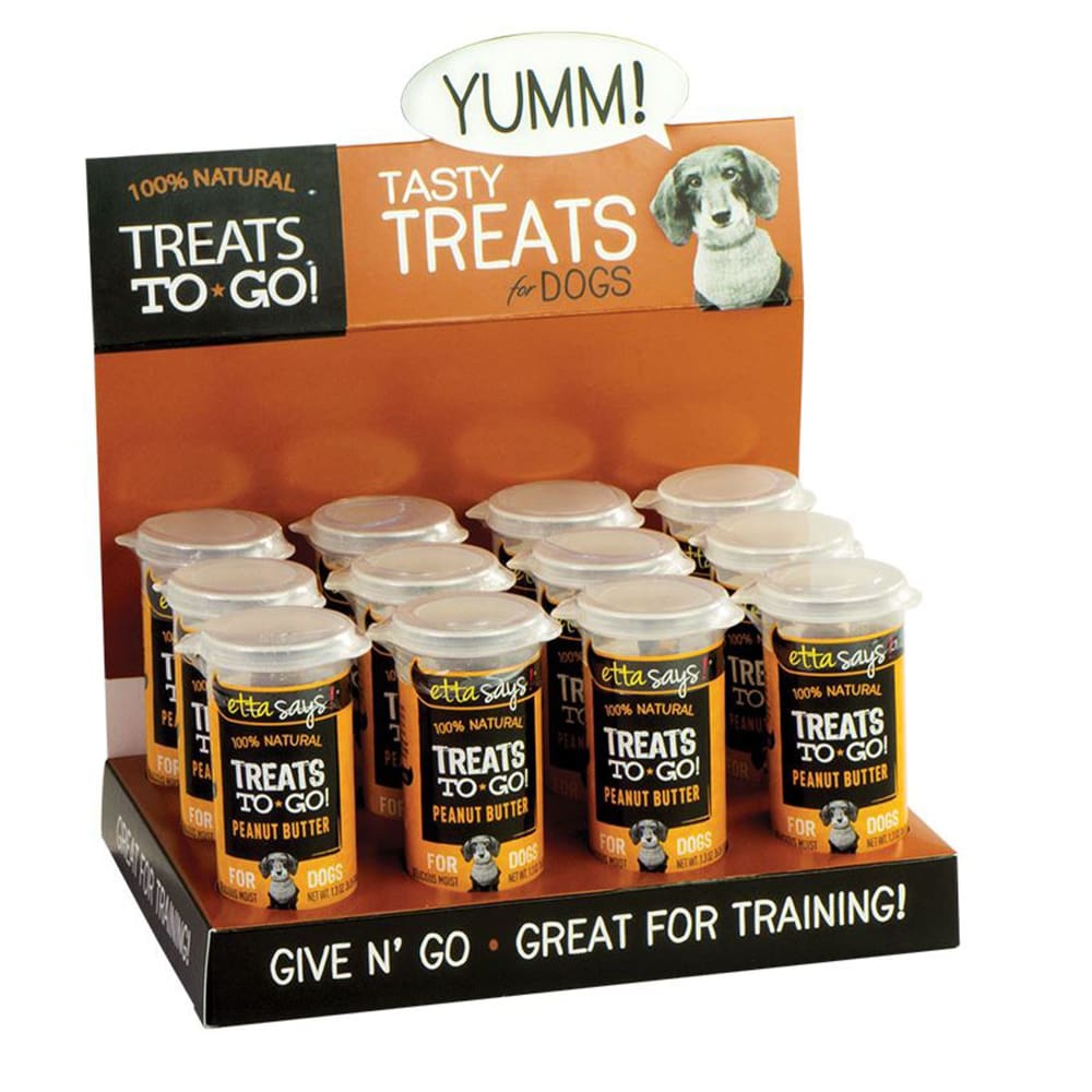 Etta Says! Dog Treats To Go Peanut Butter 12 Count - Pet Supplies - Etta Says!