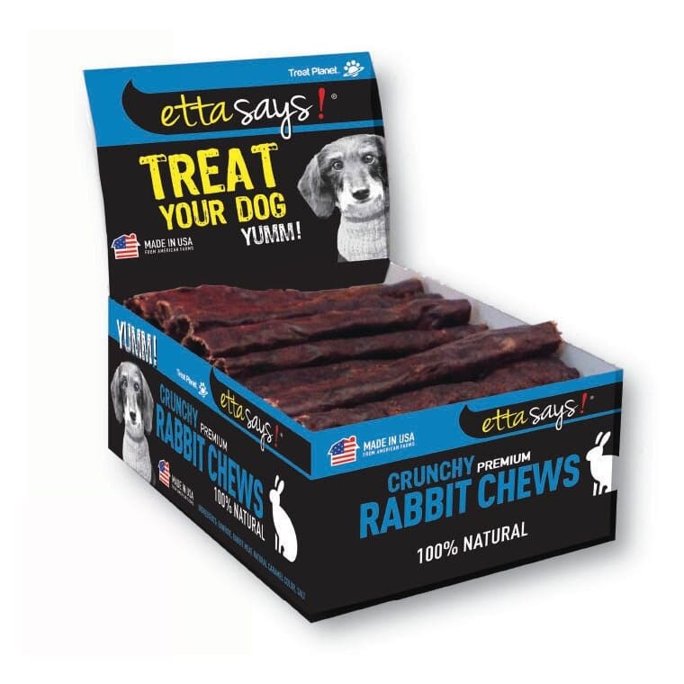 Etta Says! Premium Crunchy - 4.5 Inch Rabbit - Sold As Display Box Only - Note Individual Units Not Upc Labeled - Pet Supplies - Etta Says!