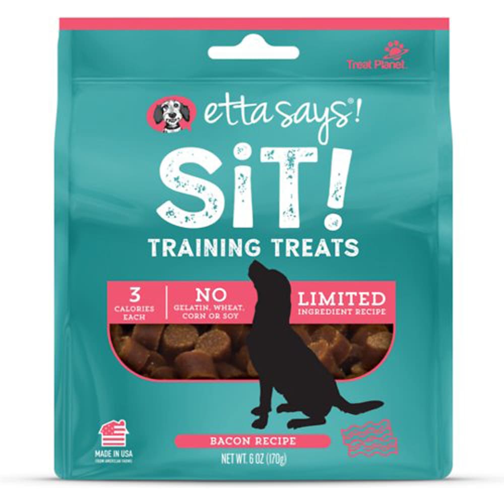 Etta Says Sit! Training Treats Bacon Recipe; Wt 6Oz - Pet Supplies - Etta Says!