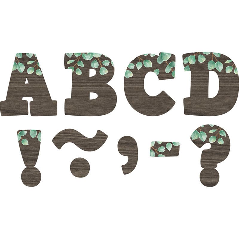 Eucalyptus Bold Block 3In Magnetic Letters (Pack of 3) - Letters - Teacher Created Resources