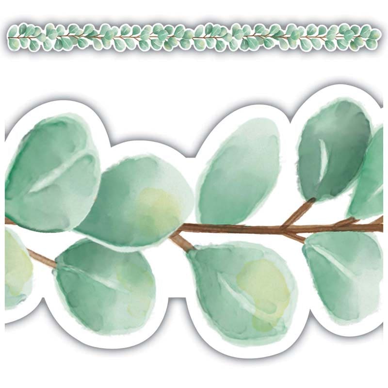 Eucalyptus Die Cut Border Trim (Pack of 10) - Border/Trimmer - Teacher Created Resources