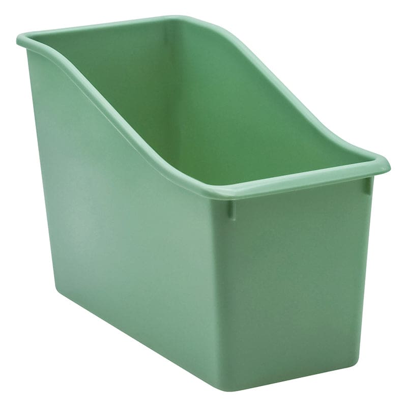 Eucalyptus Green Plastic Book Bin (Pack of 10) - Storage Containers - Teacher Created Resources
