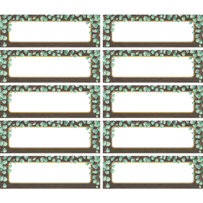 Eucalyptus Labels Magnetic Accents (Pack of 6) - Whiteboard Accessories - Teacher Created Resources