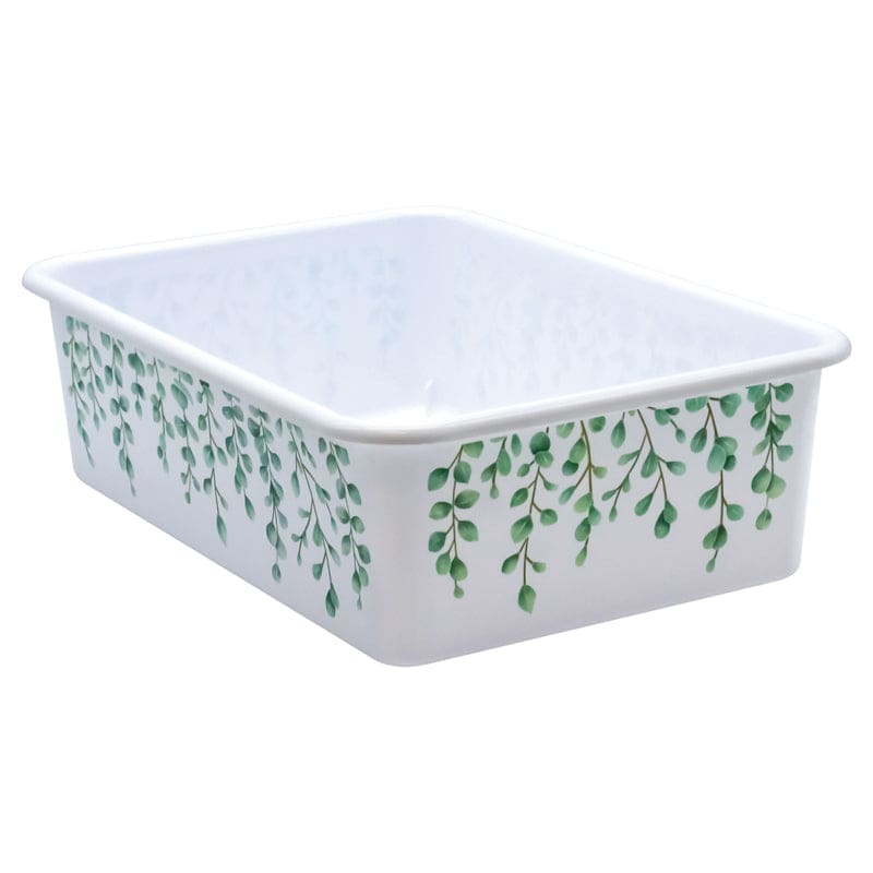 Eucalyptus Large Plastc Storage Bin (Pack of 6) - Storage Containers - Teacher Created Resources
