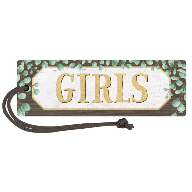 Eucalyptus Magnetic Girls Pass (Pack of 12) - Hall Passes - Teacher Created Resources
