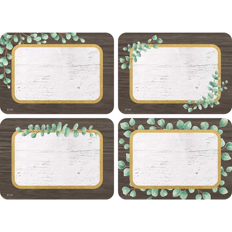 Eucalyptus Name Tags/Labels Multipack (Pack of 10) - Name Tags - Teacher Created Resources