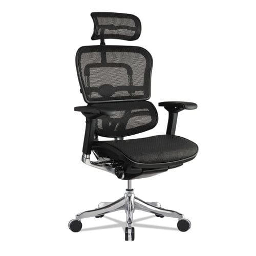 Eurotech Ergohuman Elite High-back Chair 18.1 To 21.6 Seat Height Black - Furniture - Eurotech