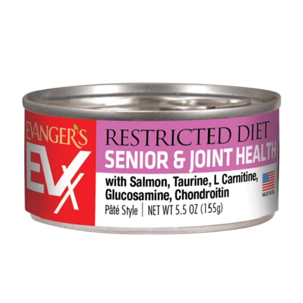 Evangers Evangers EVx Restricted Diet Senior and Joint Health Wet Cat Food Salmon 24ea-5.5 oz - Pet Supplies - Evangers