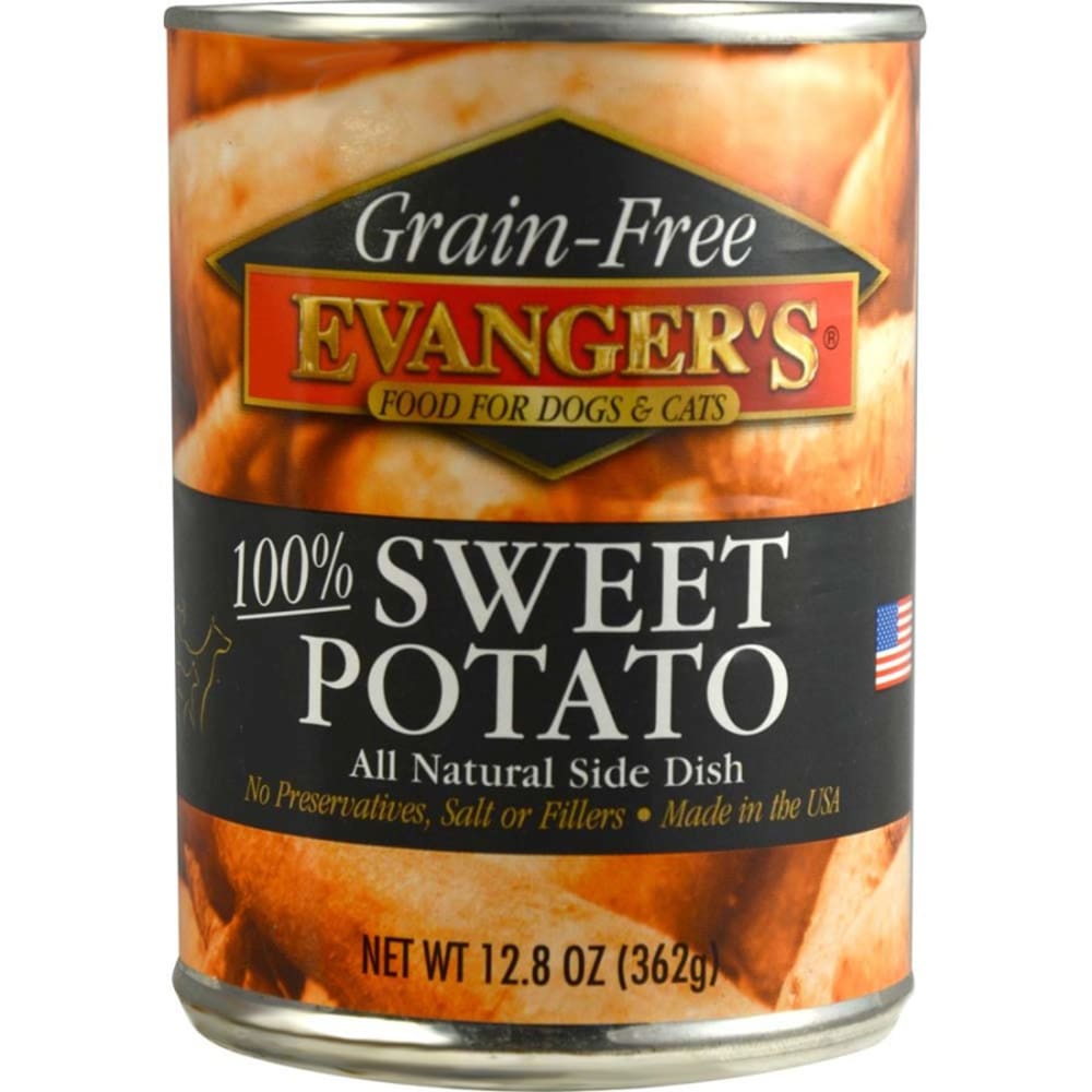 Evangers Grain-Free Sweet Potato Canned Dog and Cat Food 12.8 oz 12 Pack - Pet Supplies - Evangers