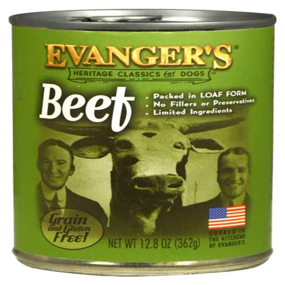 Evangers Heritage Classic Beef Canned Dog Food 12.8 oz 12 Pack - Pet Supplies - Evangers