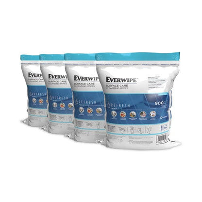 Everwipe Cleaning And Deodorizing Wipes 6 X 8 Lemon 900/bag 4 Bags/carton - School Supplies - Everwipe™