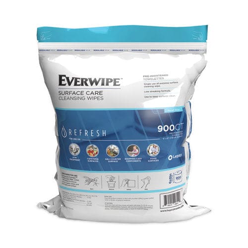 Everwipe Cleaning And Deodorizing Wipes 6 X 8 Lemon 900/bag 4 Bags/carton - School Supplies - Everwipe™