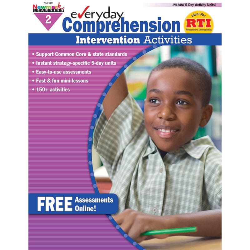 Everyday Comprehension Gr 2 Intervention Activities (Pack of 2) - Comprehension - Newmark Learning