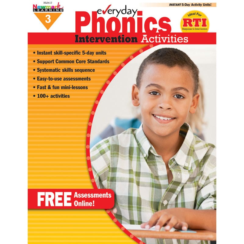 Everyday Phonics Gr 3 Intervention Activities (Pack of 2) - Phonics - Newmark Learning