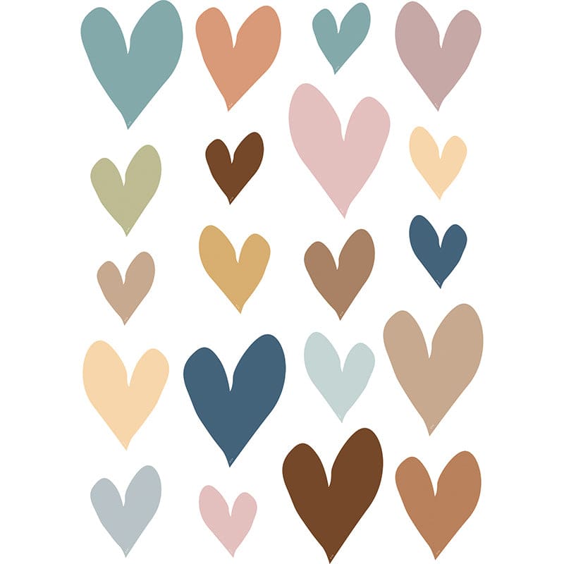 Everyone Is Welcome Hearts Accents Assorted Sizes (Pack of 6) - Accents - Teacher Created Resources