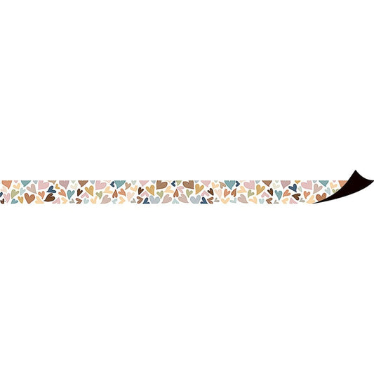 Everyone Is Welcome Hearts Border Magnetic (Pack of 6) - Border/Trimmer - Teacher Created Resources