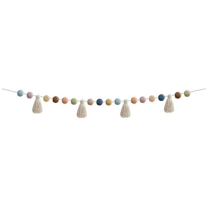 Everyone Pom-Poms & Tassels Garland Is Welcome (Pack of 6) - Border/Trimmer - Teacher Created Resources
