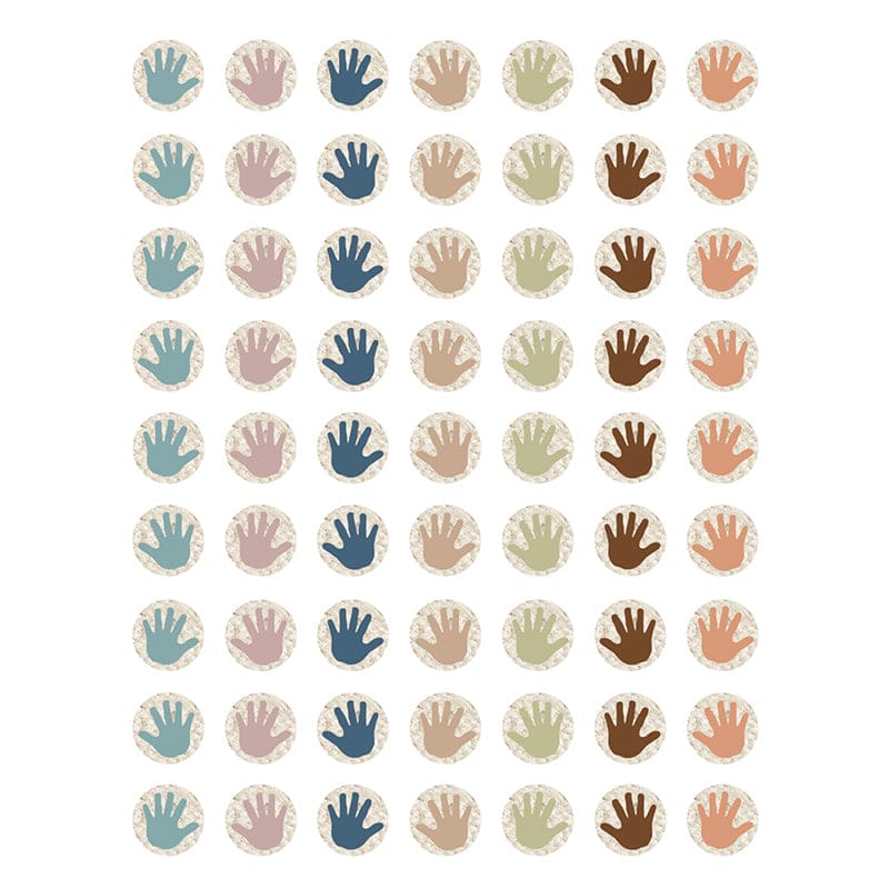 Everyone Welcome Hands Mini Stickrs (Pack of 10) - Stickers - Teacher Created Resources