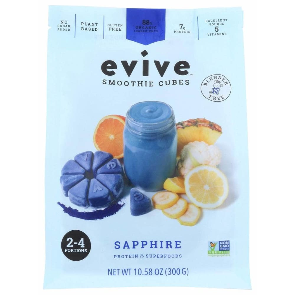 Evive Smoothie Cubes Grocery > Frozen EVIVE SMOOTHIE CUBES: Cube Plnt Bsd Sapre Smthe, 10.58 oz