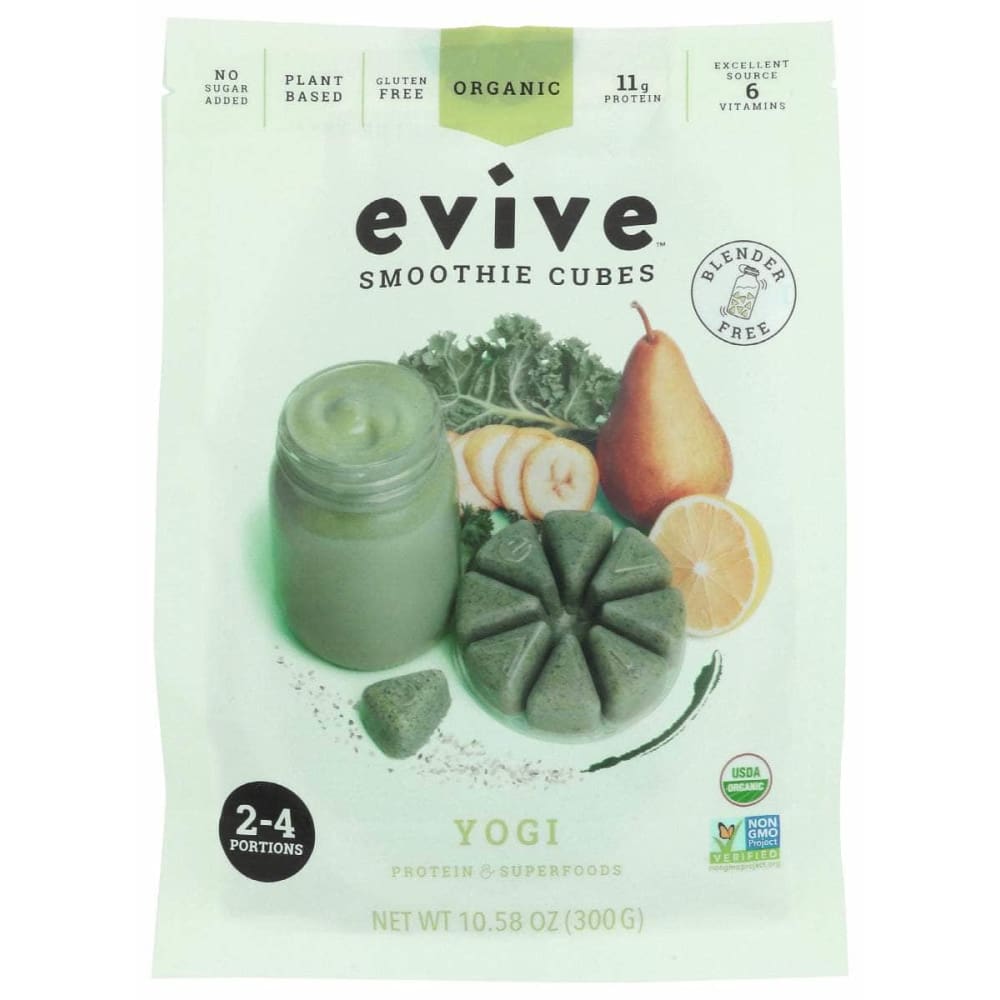 Evive Smoothie Cubes Grocery > Frozen EVIVE SMOOTHIE CUBES: Cube Yogi Plnt Bsd Smthie, 10.58 oz